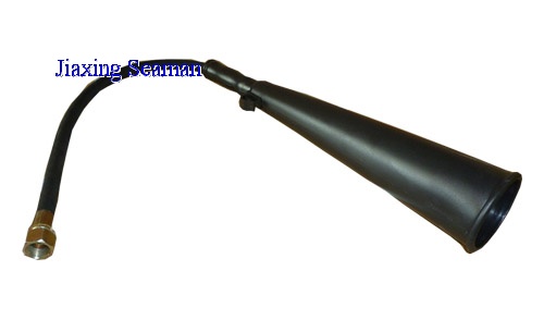 Discharge hose & horn for fire extinguisher