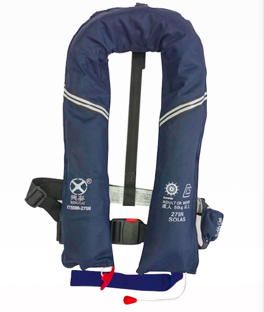 275N SOLAS Double Chamber Inflatable Lifejacket