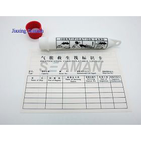 Liferaft Indentification card tube